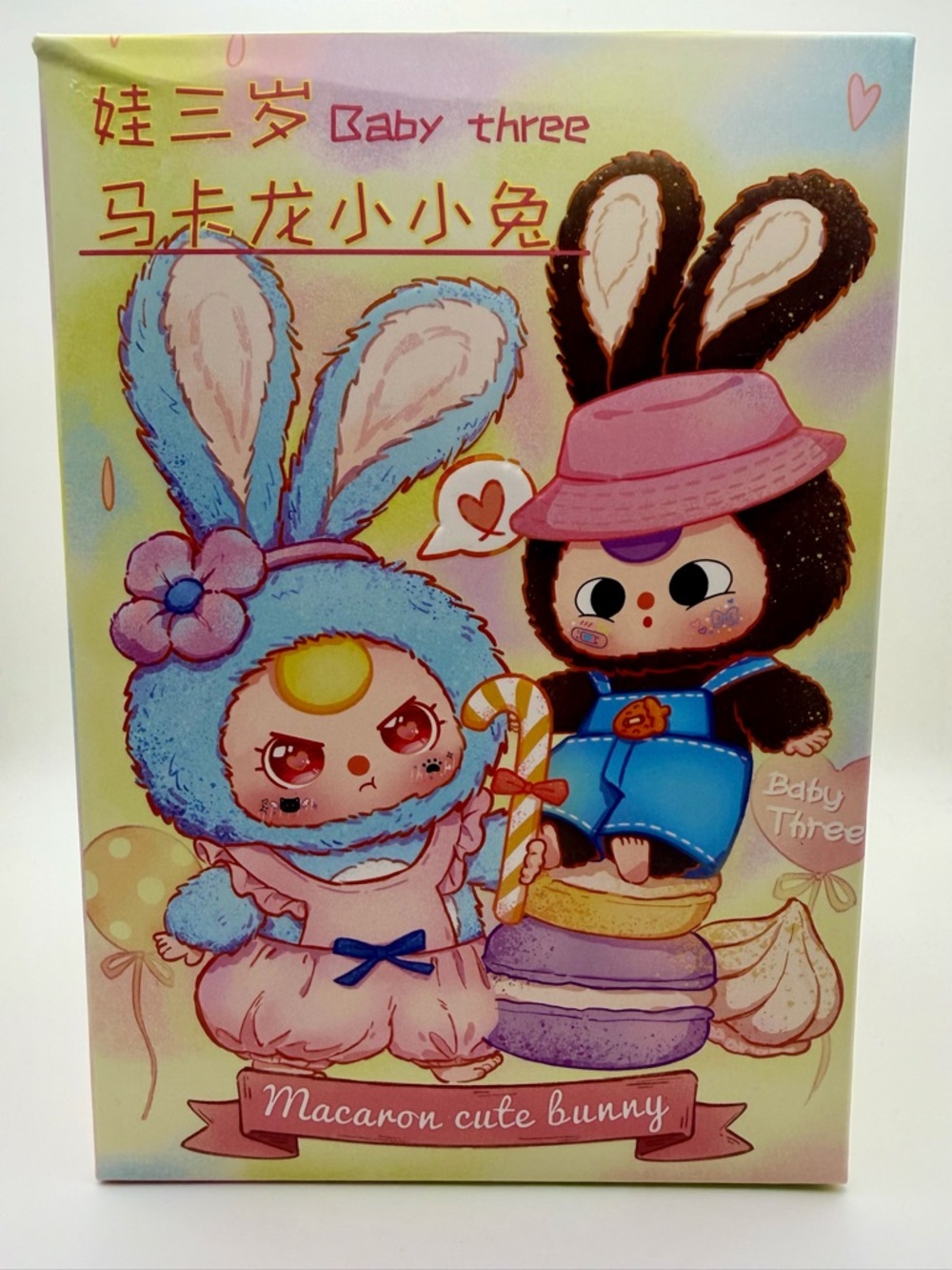 Baby three - Macaron Cute Bunny/Rabbit Stuffed - Blind Box - Possible SECRET